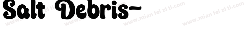 Salt Debris字体转换